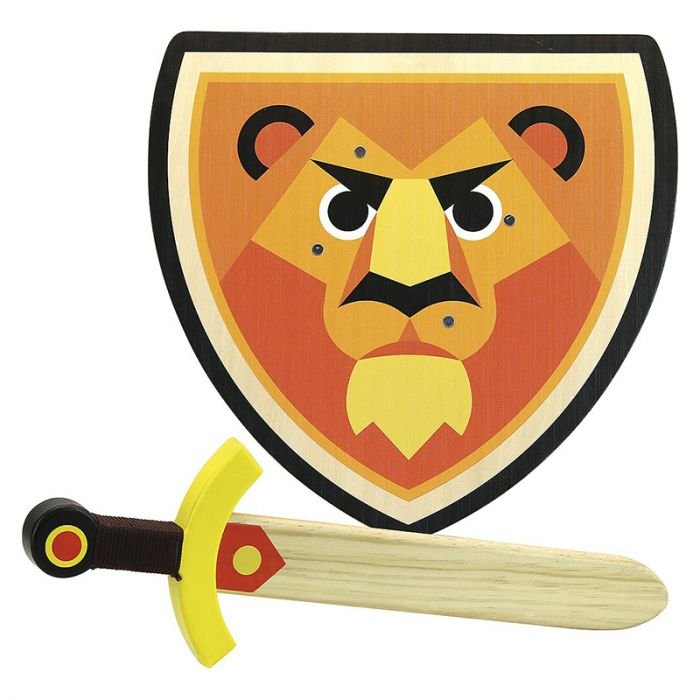 Комплект меч и щит Vilac Lion 