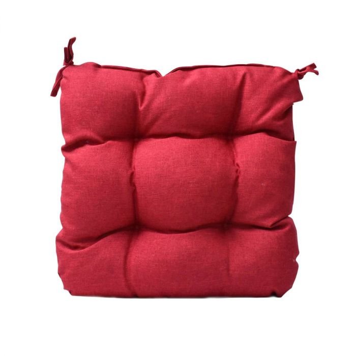 Възглавница за стол PNG “Тринити”, цвят бордо