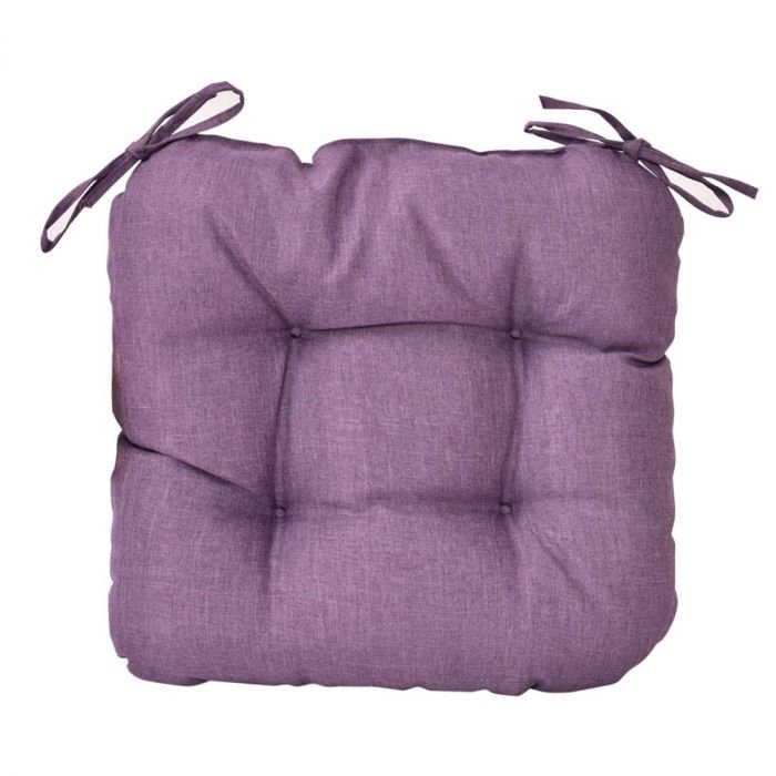 Възглавница за стол PNG “Тринити”, цвят лилав