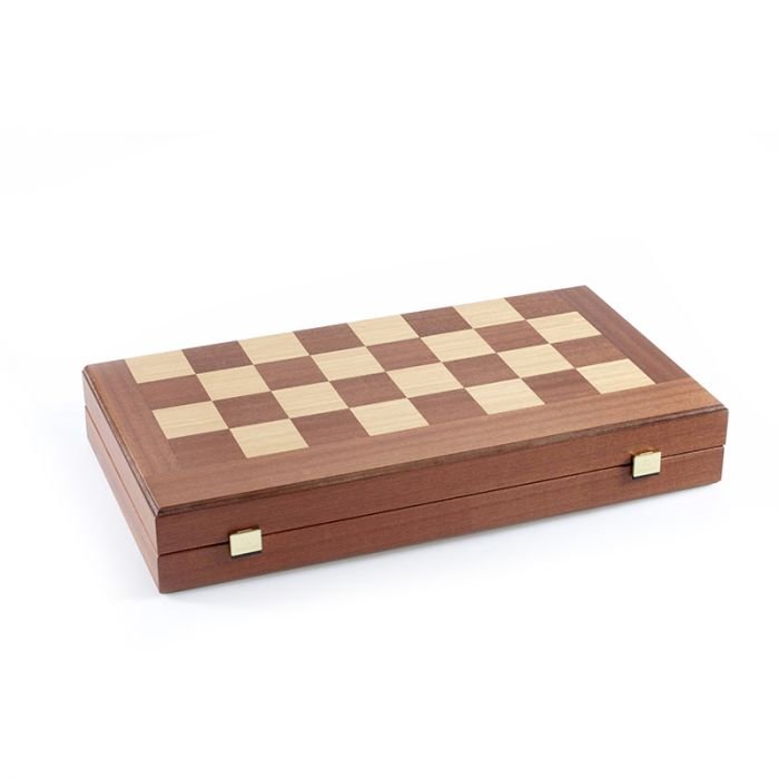 Луксозна дървена табла и шах Manopoulos, 48 х 50 см