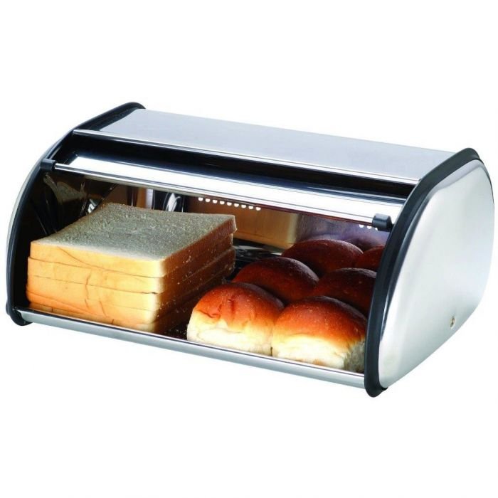 Кутия за хляб от неръждаема стомана BRIO Metallica
