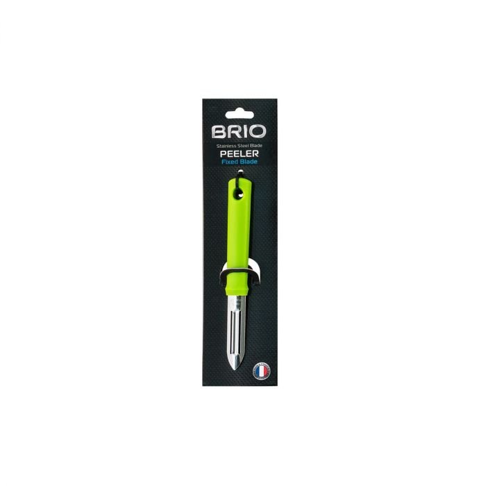 Белачка с неподвижно ножче BRIO, светло зелена дръжка