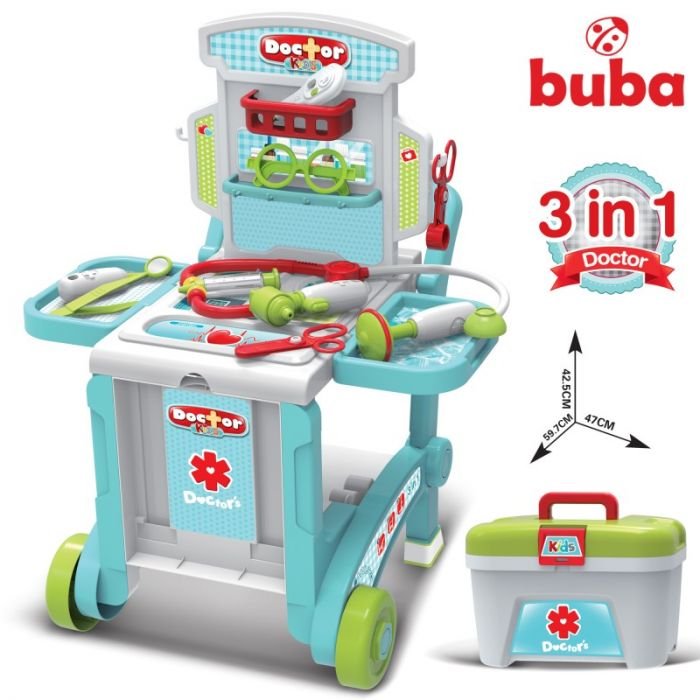 Детски лекарски комплект Buba 008-929, Куфар