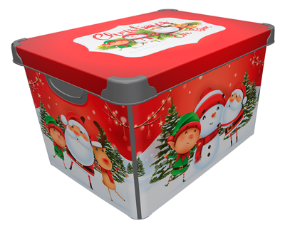 Кутия за съхранение 'Christmas Santa Claus', 22 л