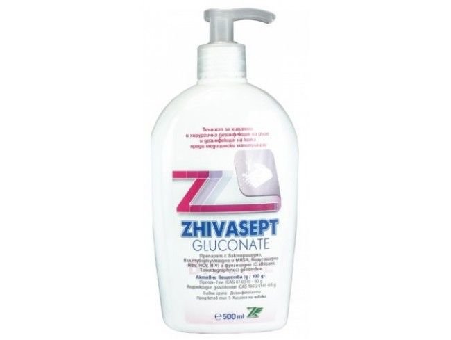 Дезинфектант глюконат Zhivasept, готов за употреба