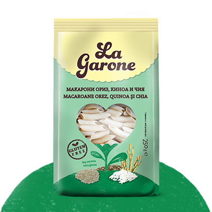 Безглутенови макаронии от ориз, киноа и чиа Lagarone 4 х 250 г