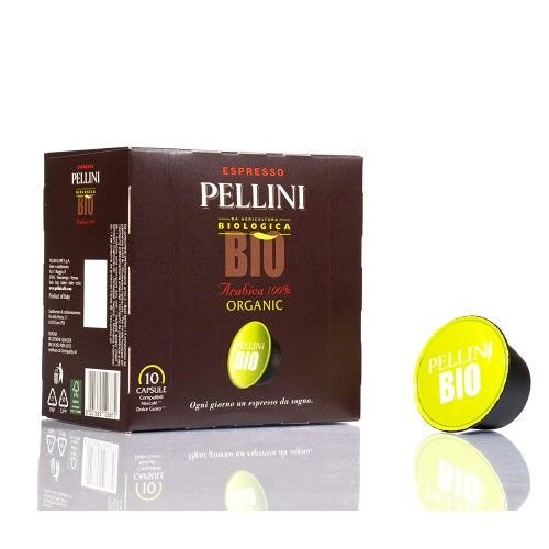 Dolce Gusto съвместими капсули Pellini Bio Arabica 100%, 10 х 7,5 гр