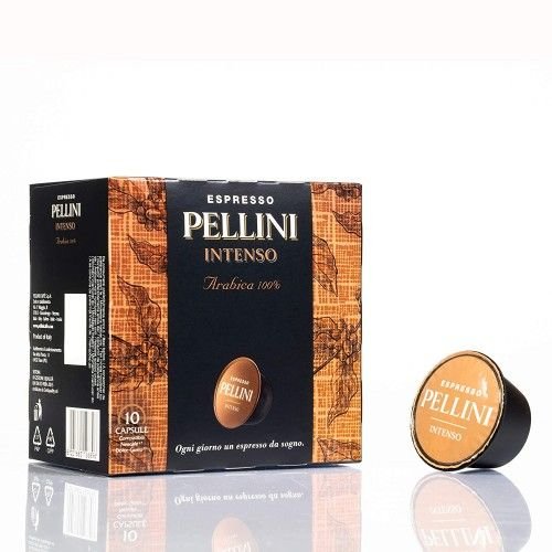 Dolce Gusto съвместими капсули Pellini Intenso Arabica 100%, 10 х 7,5 гр