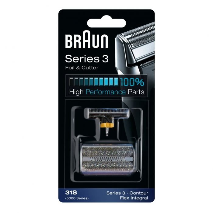 Пакет за бръснене Braun 31S, консуматив за самобръсначки Braun Series 3