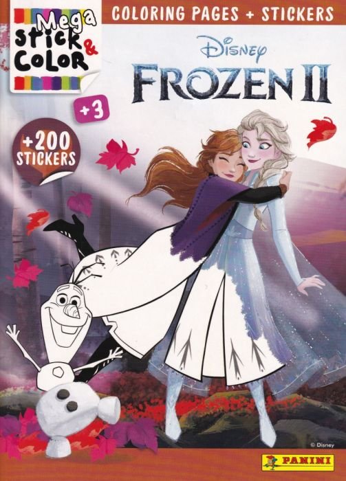 Disney Frozen II. Coloring Pages + stickers