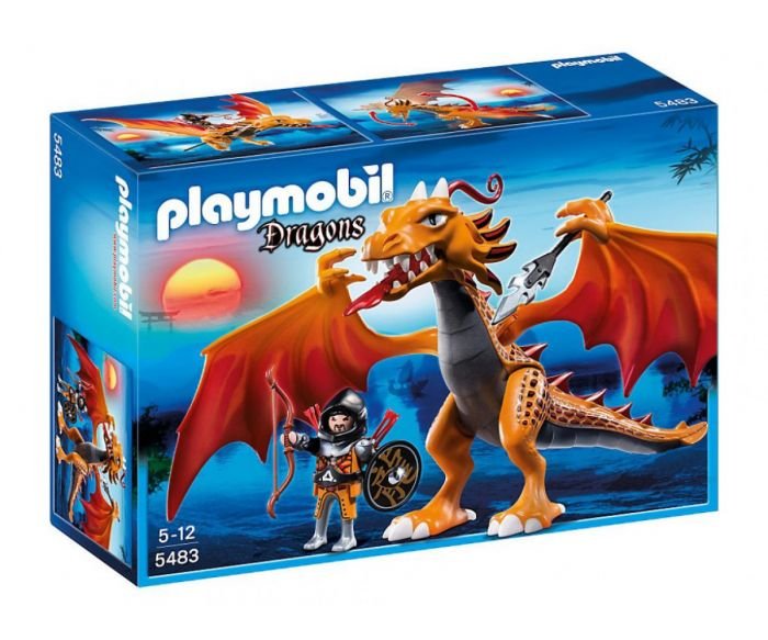 Дракон с копие Playmobil 5483