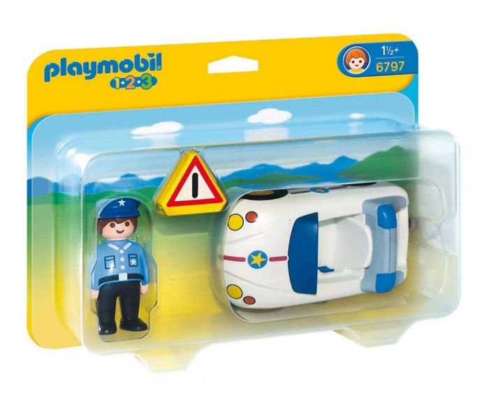 Полицай с полицейска кола Playmobil 6797