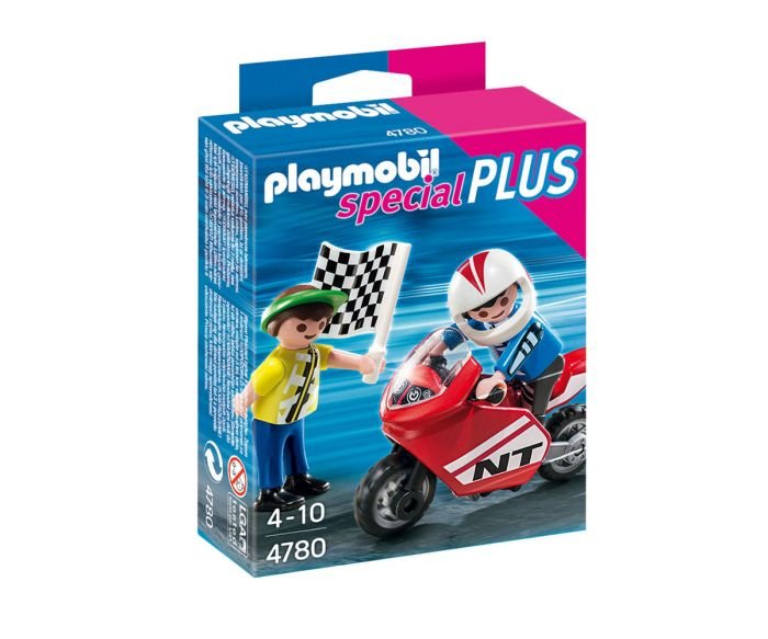 Момче със състезателно колело Playmobil 4780