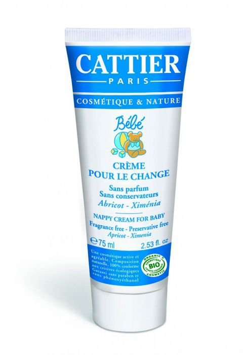 Крем за бебета против подсичане Cattier Creme pour le change Bebe 75 мл