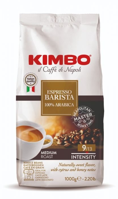 Кафе на зърна Kimbo Barista, 100% Arabica - 1 кг