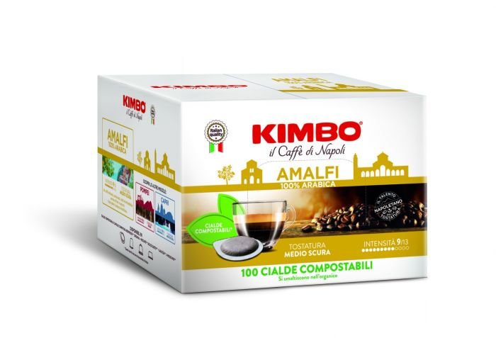 Хартиени дози Kimbo Amalfi 100% Arabica - 100 бр х 7.3 г