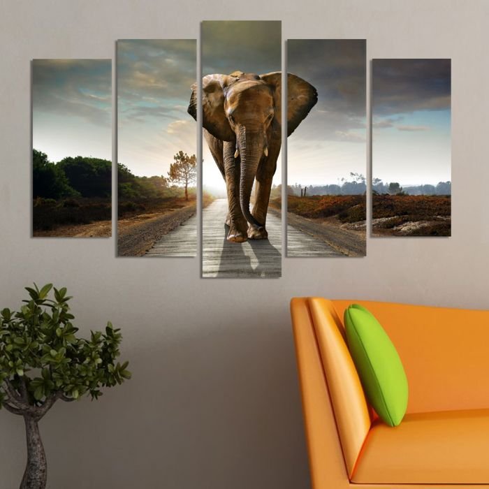 Декоративен панел за стена със слон Vivid Home
