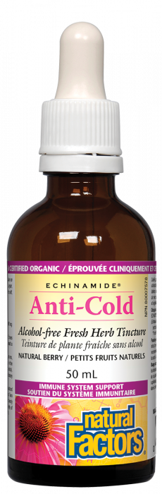Анти-колд Natural Factors Ehinamide ®, 50 мл