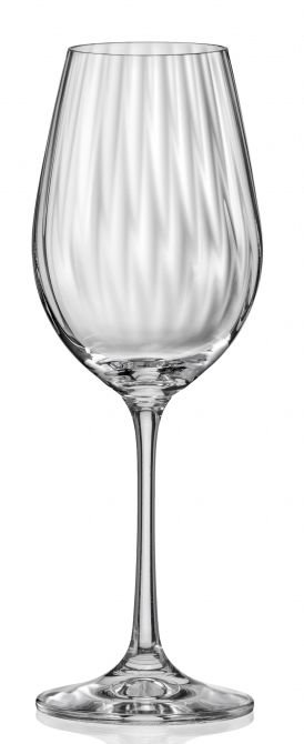 Комплект 6 бр. чаши за вино Bohemia Crystalex Waterfall 350 мл