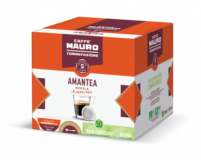 Хартиени дозети Mauro Amantea 100% Arabica - 50 бр х 7,2 г