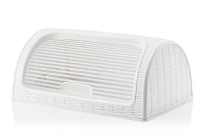 Кутия за хляб Dunya Ратан PVC, бяла