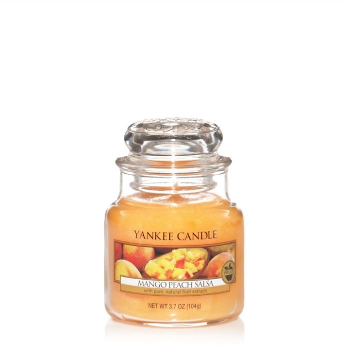 Ароматна свещ в малък буркан Yankee Candle Mango peach salsa