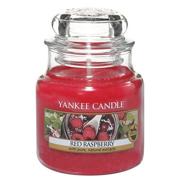 Ароматна свещ в малък буркан Yankee Candle Red raspberry