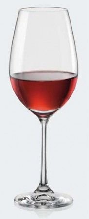 Kомплект 6 бр. чаши от кристалин за червено вино Bohemia Crystalex Viola 350 мл