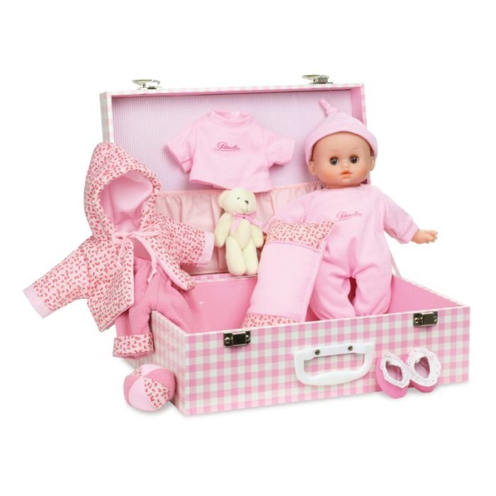Кукла бебе в куфар с 13 аксесоара Vilac