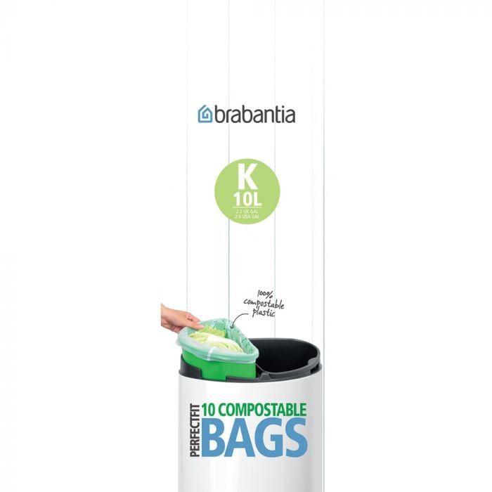 Торба за кош размер K Brabantia Twin, 10 л