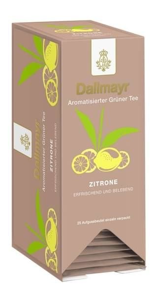 Зелен чай Dallmayr с аромат на лимон 25 пакетчета