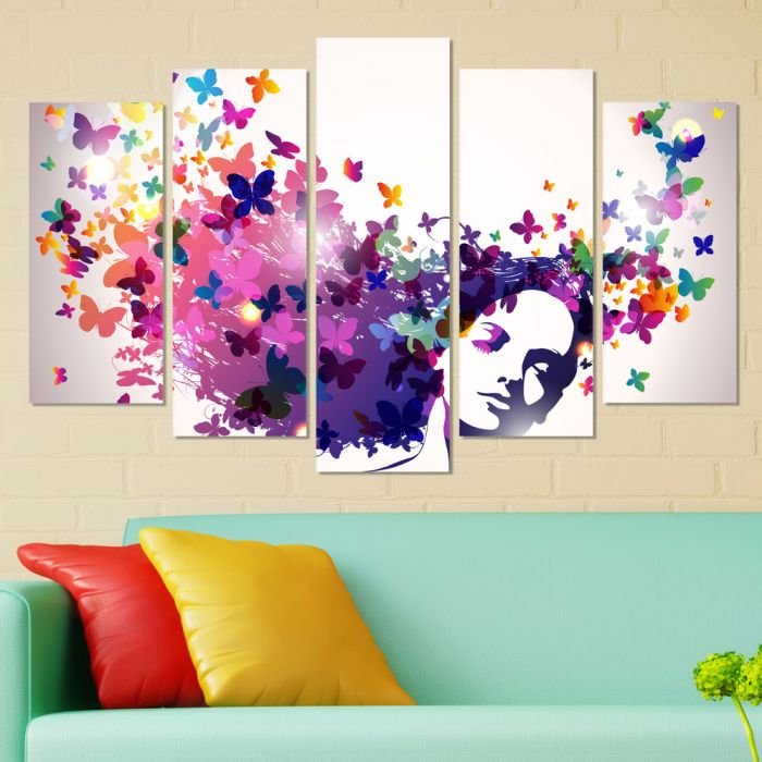 Декоративeн панел за стена с поетична импресия в свежи цветове Vivid Home