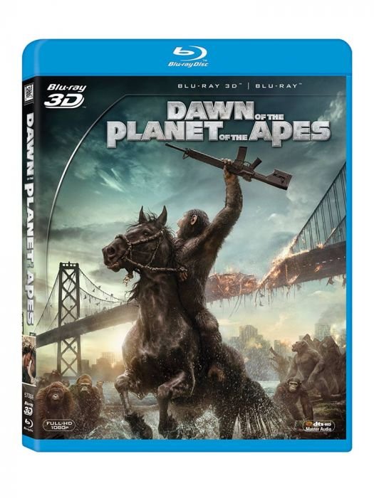 Зората на планетата на маймуните/Dawn of the Planet of the Apes 3D BD, Blue-Ray 3D