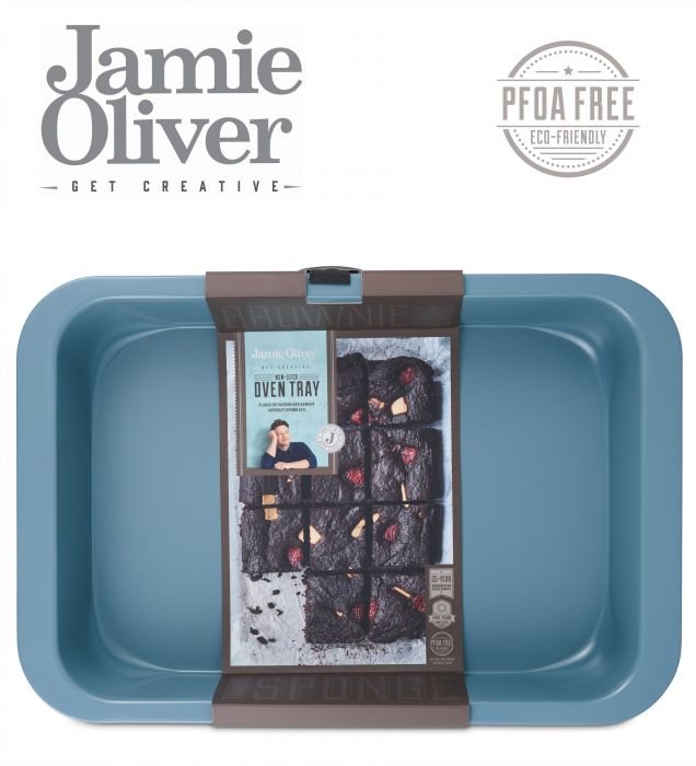 Дълбока тава за печене Jamie Oliver 30х20 см - цвят атлантическо зелено