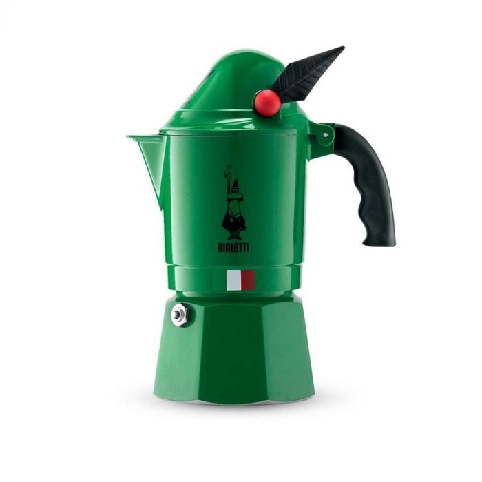 Кафеварка Bialetti Break Alpina 3 чаши, зелена