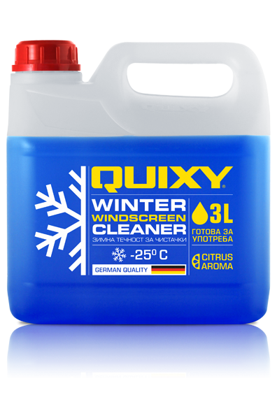 Зимна течност за стъклочистачки Quixy готова за употреба 3,0 л/5,0 л