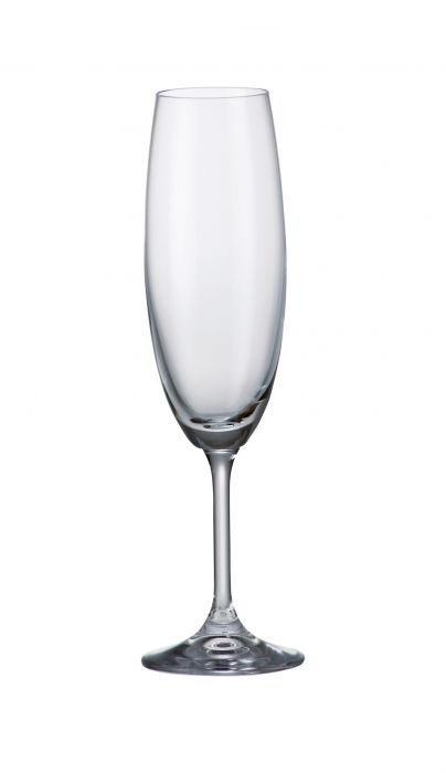 Комплект от 6 бр. чаши от кристалин за вино Bohemia Crystalite Sylvia 220 мл