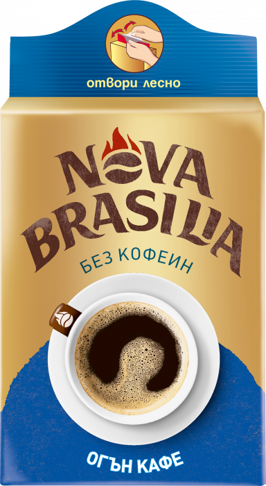 Мляно кафе Nova Brasilia без кофеин, 100 г