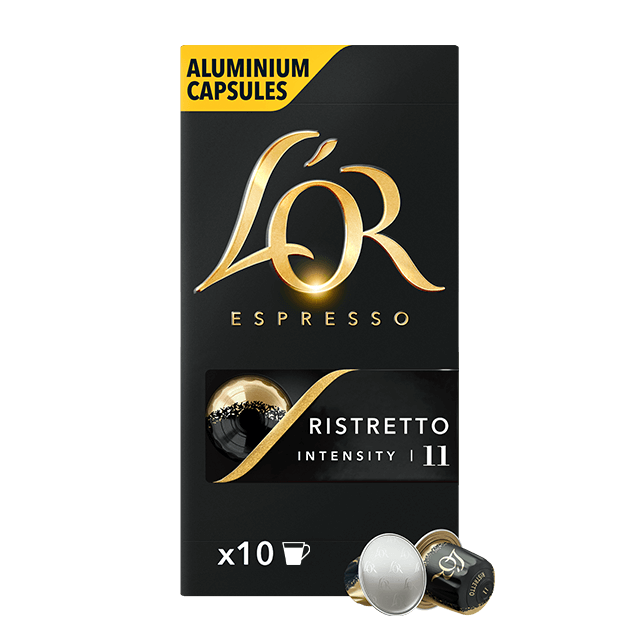 Алуминиеви кафе капсули за Nespresso L'OR Ristretto 10 x 5,2 г