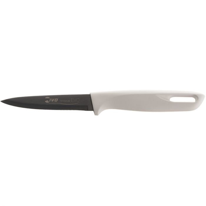 Нож за белене IVO Cutelarias Titanium Evo 9 см - бяла дръжка