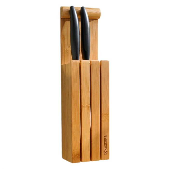 Бамбукова стойка за ножове Kyocera KBLOCK 3