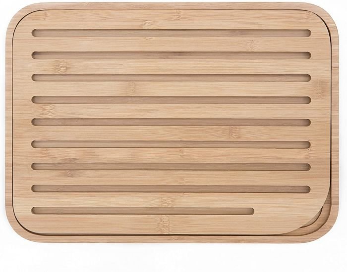 Бамбукова дъска за рязяне на хляб Pebbly, 36х26 см