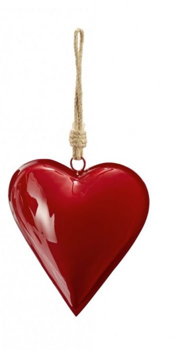 Сувенир сърце Philippi Hamburger L - цвят тъмно червен