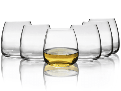 Комплект 6 броя чаши за уиски Bohemia Crystalite Anser, 400 мл