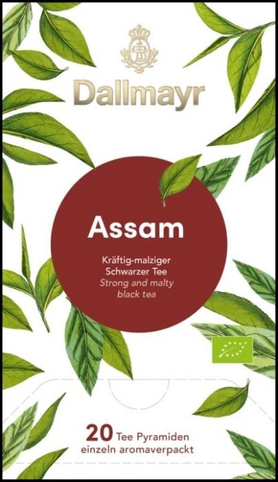 Био чай Dallmayr Индийска смес Assam 20 пакетчета