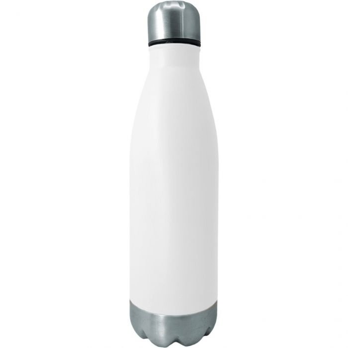 Туристическа бутилка цвят бял/инокс Nerthus 750 мл