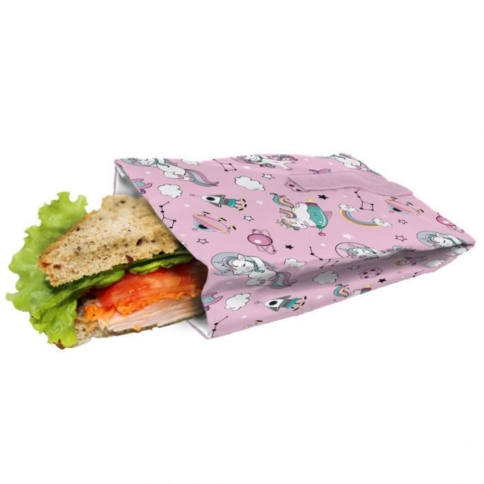 Джоб / чанта за сандвичи Еднорози Nerthus 18.5 см