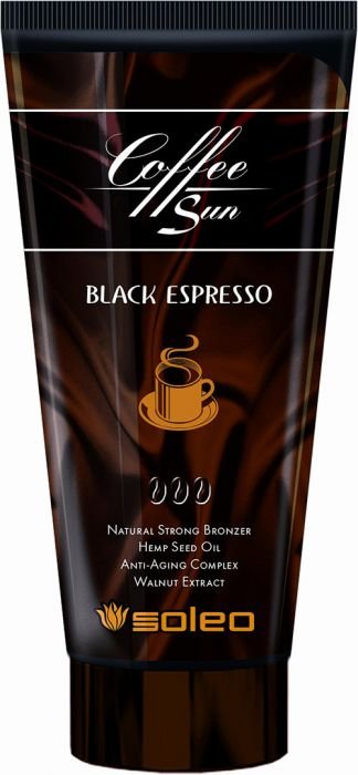 Натурален бронзант Soleo Black Espresso 150 мл
