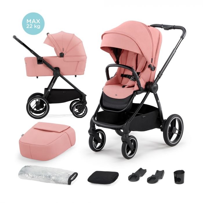 Бебешка количка Kinderkraft NEA 2в1 NEA - Ash Pink