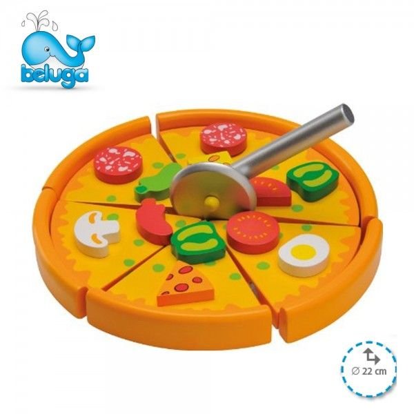 Дървена играчка Beluga, Пица